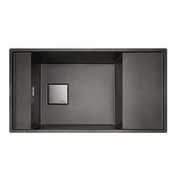Evier à monter sous plan - FRANKE - 899189 - Marron - Granit - A encastrer