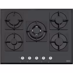 Franke FHNS 705 4G TC BK C, Noir, Intégré, Gaz, Verre, 5 zone(s), 5 zone(s)