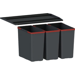 Franke 121.0494.192 poubelle Rectangulaire Noir