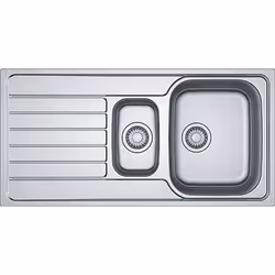 FRANKE SKX 651 Spark Évier de Cuisine encastré en Acier InoxydableGris