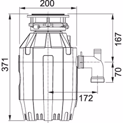 Franke TE-75 Alimentation continue 0,75 hp
