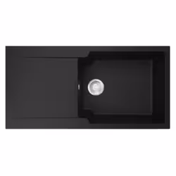 Mepamsa 114.0506.722, Evier à poser, Rectangulaire, Noir, 1 bols, Rectangulaire, 525 x 430 mm