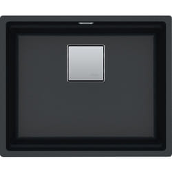 Evier sous plan Kubus 2 kng 110-52 Fragranit+ Onyx (125.0512.504) - Franke