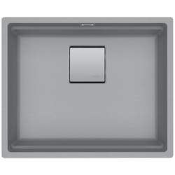 Franke - Kubus 2 kng 110-52 Fragranit+ Évier de cuisine sous-plan Pierre grise