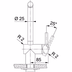Franke Atlas Neo Acier inoxydable