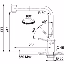 Franke Atlas Neo Acier inoxydable