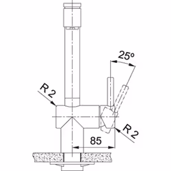 Franke Atlas Neo Acier inoxydable