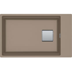 Cuve Kubus 2.0 Fragranit kng 110-62 - Oyster - Bonde Automatique - 760 x 460 x 200 mm Franke