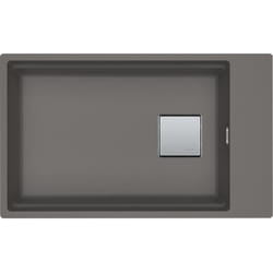 Cuve Kubus 2.0 Fragranit kng 110-62 - Stone - Bonde Automatique - 760 x 460 x 200 mm Franke