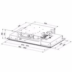 Mepamsa Cielo Slim 120 Intégré au plafond Blanc 720 m³/h A+