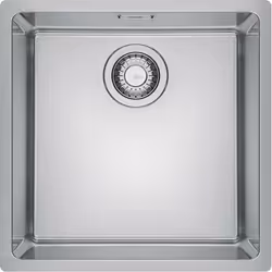 Évier de cuisine en acier inoxydable matériau : acier inoxydable sous-meuble à partir de 500 mm montage sous plan trop-plein  ...