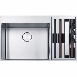 Franke BWX 220-54-27 TL Evier à poser Rectangulaire Acier inoxydable