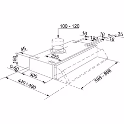 Franke FSI 632 Intégré au plafond Gris 370 m³/h D - Vue supplémentaire 2