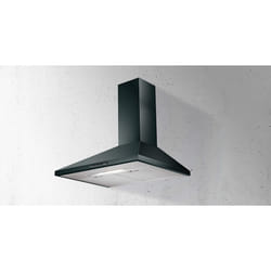 FABER S.p.A. VALIA Montée au mur Noir, Acier inoxydable 370 m³/h D