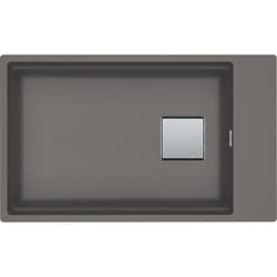 Cuve Kubus 2.0 Fragranit kng 110-62 - Stone - Manuel - 760 x 460 x 200 mm (sous-meuble 80 cm) Franke