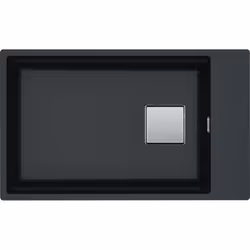 Présentation Cuve Kubus 2.0 Fragranit KNG 110-62 - Onyx - Manuel - 760 x 460 x 200 mm (sous-meuble 80 cm) - Franke La cuisine ...