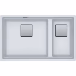 Présentation Cuve Kubus 2.0 Fragranit KNG 120 - Blanc Artic - Manuel - 760 x 460 x 200 mm (sous-meuble 80 cm) La cuisine est  ...