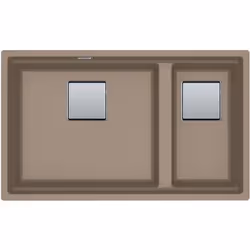 Présentation Cuve Kubus 2.0 Fragranit KNG 120 - Oyster - Manuel - 760 x 460 x 200 mm (sous-meuble 80 cm) - Franke La cuisine ...