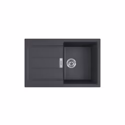 Franke SIRIUS - 2.0 S2D 611-78 Tectonite® Evier à encastrer Noir