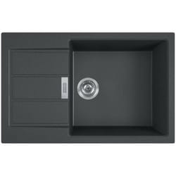 Franke - Sirius 2.0 - Évier en Tectonique S2D 611-78 xl, 78x50 cm, noir 143.0617.613