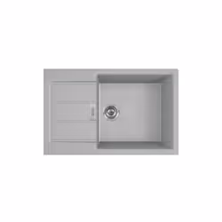 Évier de cuisine S2D 611-78 XL, réversible SPÉCIFICATIONS TECHNIQUES Couleur : grise Matériau : Tectonite Dimensions : 780 ×  ...