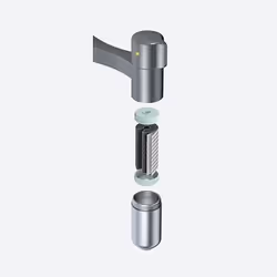 Franke 120.0621.228 filtre à eau Filtre à eau pour robinet Chrome, Métallique