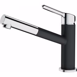 Mitigeur de cuisine Orbit, avec fonctions d’économie d’eau chaude conception : chrome/onyx (peinture) mitigeur embout extract ...