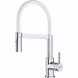 Franke 115.0626.088, Vers le bas, Chrome, Blanc, Laiton, Poignées de levier, Unique, 3/8"