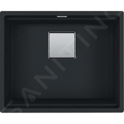 Franke Kubus 2 Évier en Fragranite KNG 110-52 560x460 mm noir mat 125.0627.319