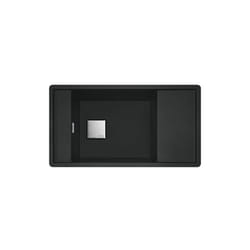 Franke - vier de cuisine Frames Fragranit+ fsg 611-88 - 877x495x195 mm - Noir mat - Sous-meuble 60 cm