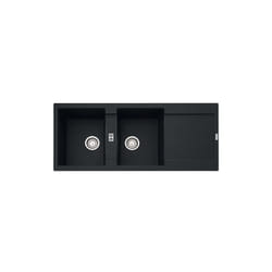 Vier de cuisine Maris Fragranit+ MRG621 - 1160 x 500 x 205 mm - Noir mat - Sous-meuble 90 cm Franke