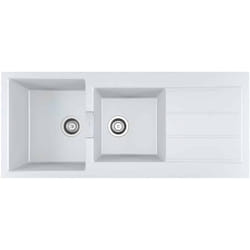 Franke - Evier Sirius 2 Tectonite S2D621 - Blanc Artic (moucheté)