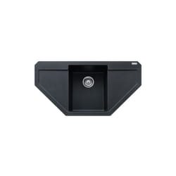 Franke - vier de cuisine Maris Fragranit+ MRG612E - 960 x 500 x 190 mm - Onyx - Sous-meuble 60 ou 90 cm (Selon gabarit)