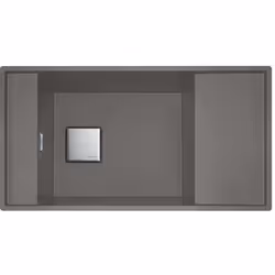 Présentation Cuve Fresno Fragranit FNG 111-86 Stone - Bonde Automatique - 860 x 458 x 195 mm. Type d'installation : Sous-plan ...