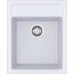Caractéristiques de la gamme SIRIUS - Evier percé pour robinetterie - Vidage gain de place comprenant bonde manuelle 90 mm in ...