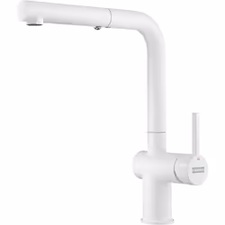 Franke 115.0653.383, Standard, Blanc, Laiton, Poignées de levier, Unique, 3/8"