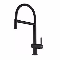 Franke Active, Standard, Noir, Métal, Poignées de levier, Unique, Matte Black