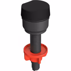 Bouton rotatif Colorline pour commander le vidage de l’évier couleur : noir mat forme : ronde diamètre : 45 mm pour un trou d ...