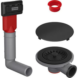 Franke 112.0658.444 vidage pour évier Noir, Gris, Rouge