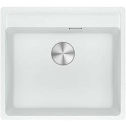 Franke - Maris - Évier en fragranit mrg 610-52 rtl, 56x51 cm, blanc artic 114.0661.387