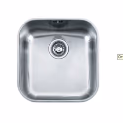 Mepamsa 122.0667.807, Evier à poser, Carré, Acier inoxydable, Acier inoxydable, 1 bols, 400 x 400 mm