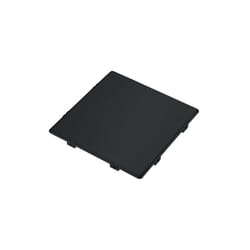 Franke - Cache bonde carré noir mat pour cuve sous plan Kubus 110