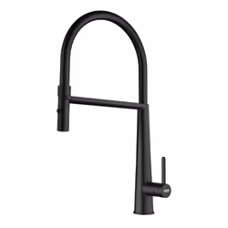 Franke Icon, Vers le haut, Noir, Laiton, Poignées de levier, Unique, Matte Black
