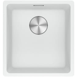 Franke - Evier Maris Fragranit+ MRG110-37 - Blanc Artic (moucheté) - Vidage : Manuel