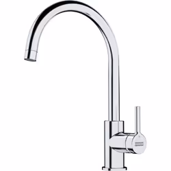 Franke LINA, Standard, Noir, Laiton, Poignées de levier, Unique, 3/8"