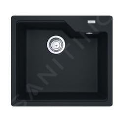 Franke - Urban - Évier en fragranit ubg 610-56, 56x50 cm, noir mat 114.0700.066