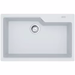 Évier en Fragranit UBG 610-78, montage sur plan couleur : blanc arctique matériau : Fragranit+ sous meuble à partir de 800 mm ...