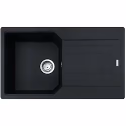 Franke - Urban - Évier en fragranit ubg 611-86, 86x50 cm, noir mat 114.0700.111