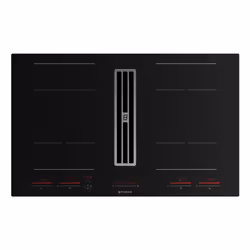 FABER S.p.A. GALILEO BOLD A830, Noir, Intégré, 83 cm, Plaque avec zone à induction, Verre, 4 zone(s)