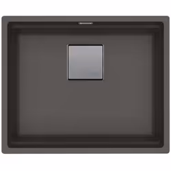 Évier de cuisine en inox, pour montage par le dessous couleur : gris ardoise matériau : fragranite dimensions totales : 560 x ...